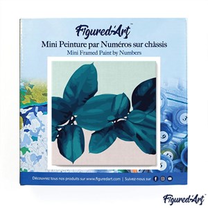 Mini peinture par numéro feuillage
