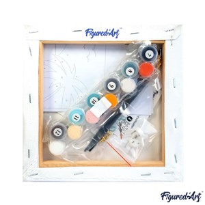 Mini peinture par numéro feuillage