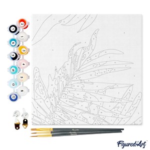 Mini peinture par numéro feuille de .