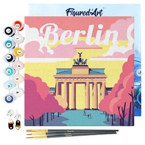 Mini peinture par numéro berlin