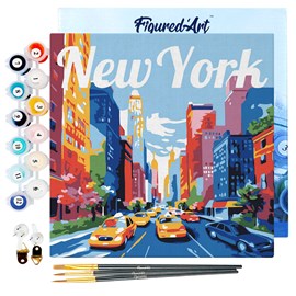 Mini peinture par numéro new york