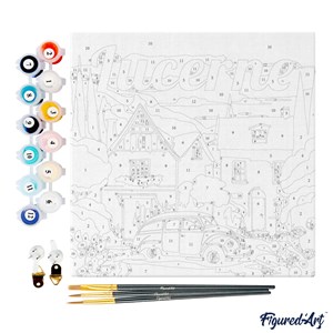 Mini peinture par numéro lucerne