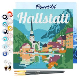 Mini peinture par numéro hallstatt
