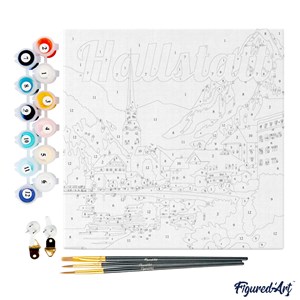 Mini peinture par numéro hallstatt