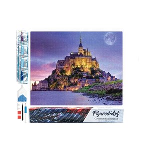 Diamond painting le mont saint michel