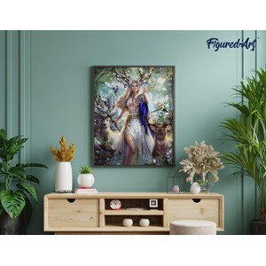 Diamond painting la reine des rennes