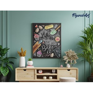 Diamond painting affiche cuisine