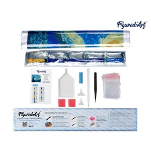 Diamond painting joli jardin