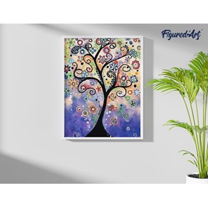 Diamond painting arbre de vie design