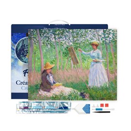 Broderie diamant dans les bois giverny