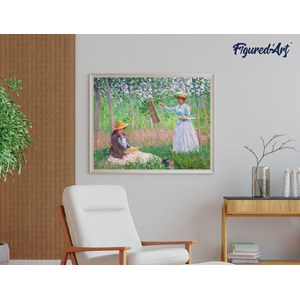 Broderie diamant dans les bois giverny