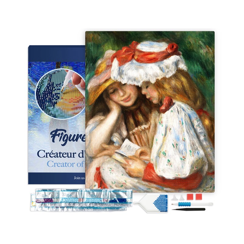 Broderie diamant jeunes filles renoir