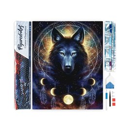 Diamond painting louve cérémonie