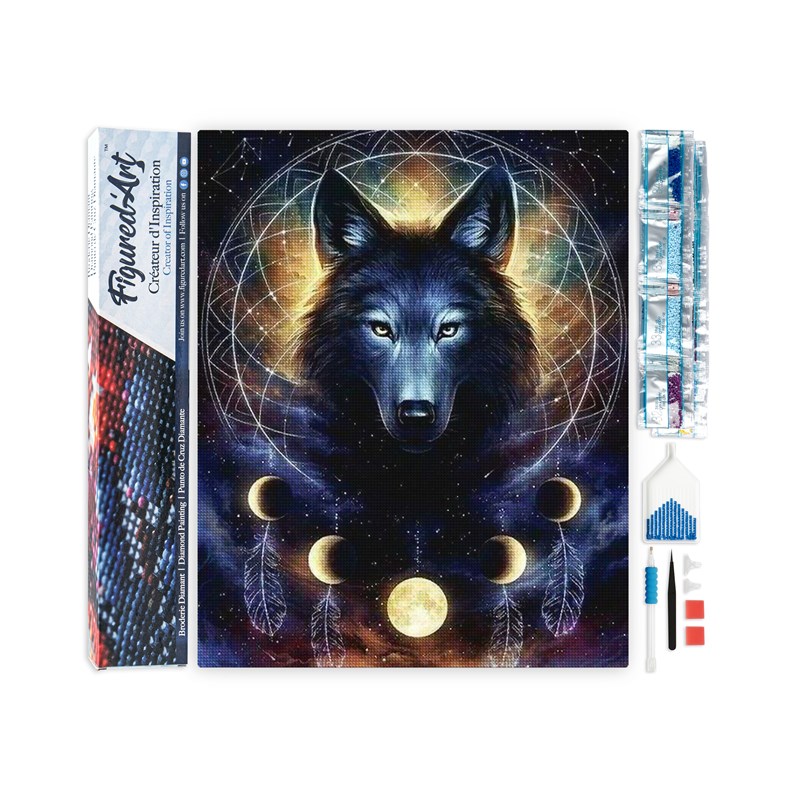 Diamond painting louve cérémonie