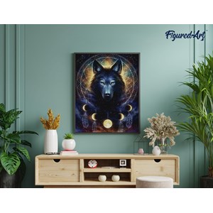 Diamond painting louve cérémonie