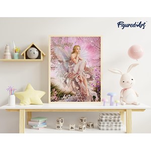 Diamond painting jolie fée