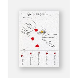 Carte à planter - on sème un peu…