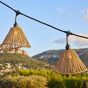 Guirlande lumineuse beige raffy