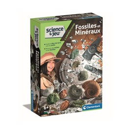 Mini-coffret fossiles et minéraux