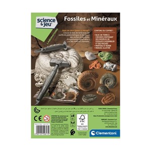 Mini-coffret fossiles et minéraux