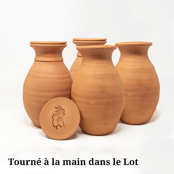 4 ollas à enterrer 1,5 litres
