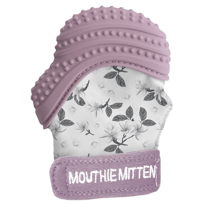 Mitaine de dentition lilas