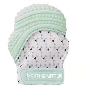 Mitaine de dentition verte menthe