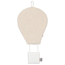Montgolfière déco en lin beige tu