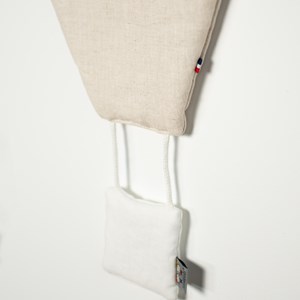 Montgolfière déco en lin beige tu
