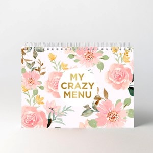 Planificateur de repas floral bliss