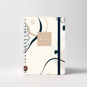 Carnet de notes pocket abstract