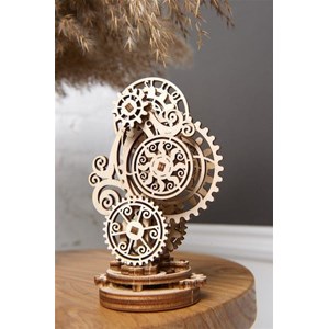 Horloge steampunk puzzle 3d bois