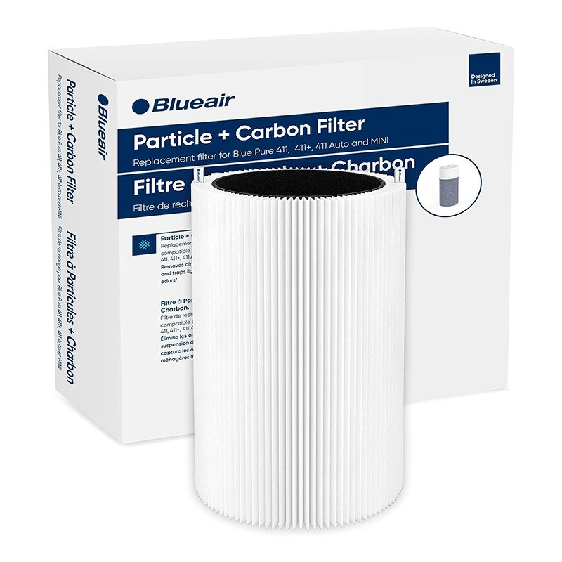 Filtre à particules et charbon blue pure