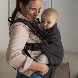Porte bébé boba x charcoal