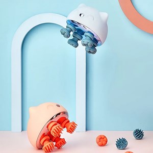 Masseur polyvalent kitty orange