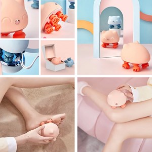 Masseur polyvalent kitty orange