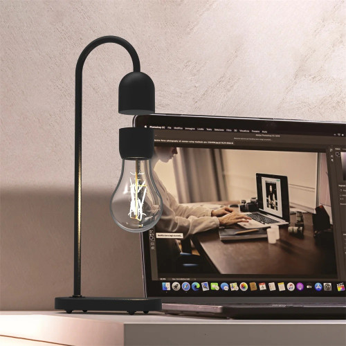 Lampe De Bureau LED à Chargement Sans Fil Avec Chargement Sans Fil Pour Telephone Suspension Anti Gravite 3 Niveaux De Sensibilite Tactile 96662301