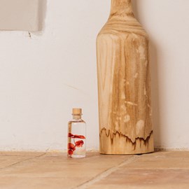 Fleur immergée rouge passion h12