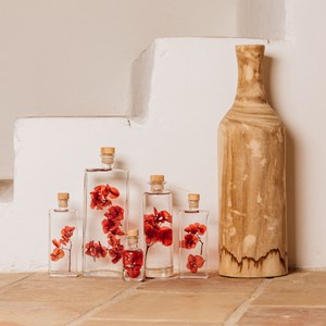 Fleur immergée rouge passion h21