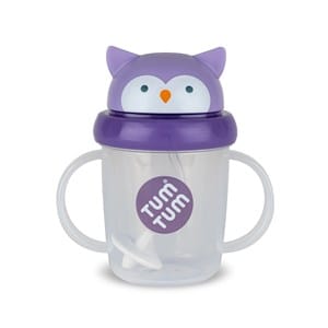 Tasse anti fuite + paille lestée ch