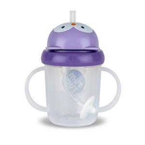 Tasse anti fuite + paille lestée ch