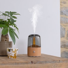 Diffuseur en bois à éclairage doux