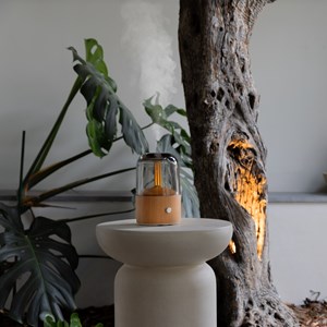 Diffuseur en bois à éclairage doux