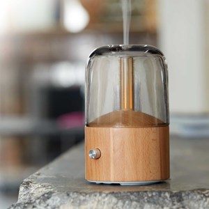 Diffuseur en bois à éclairage doux