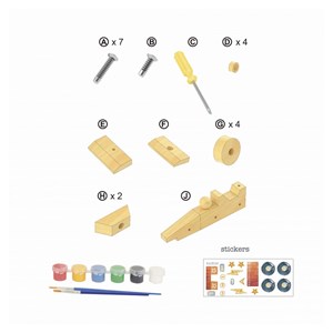 Voiture de course à monter