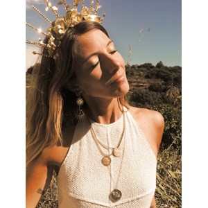 Le visage du cosmos collier sautoir