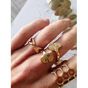 Bague ginkgo biloba symbole