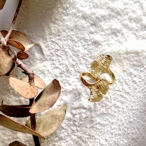 Bague ginkgo biloba symbole