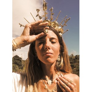 Bague chat bastet or