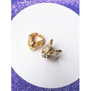 Bague chat bastet argent